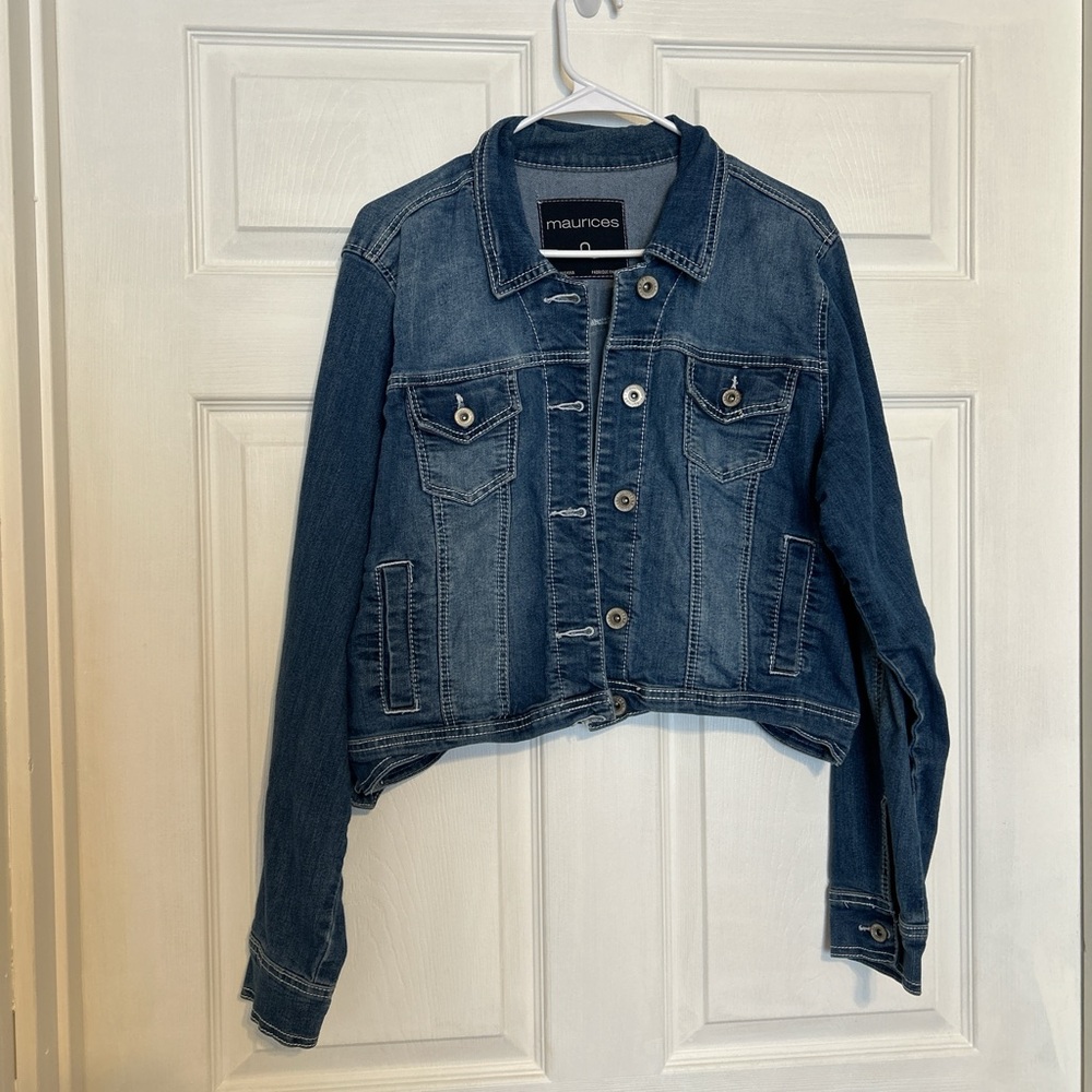 Maurices Dark Blue Jean Jacket